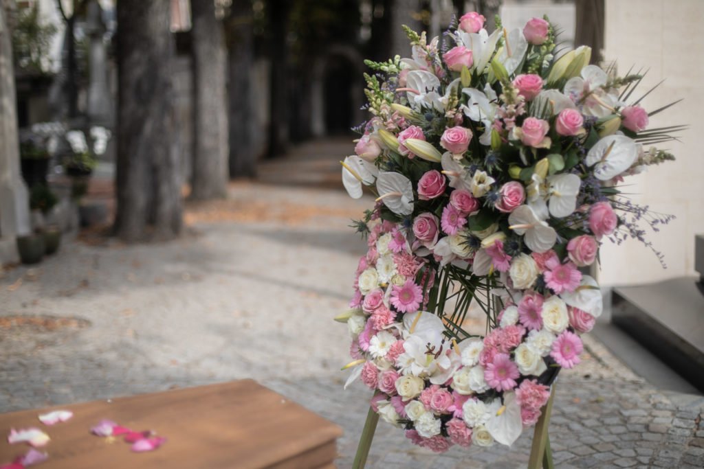 couronne de fleur enterrement cridel paris